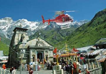 chopper services to kedarnath to be launched from may 12