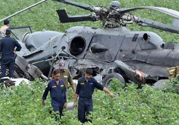 crashlanded chopper airlifted to dehradun by iaf