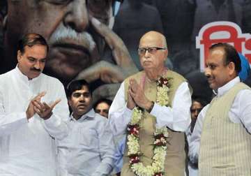congress says advani wants fast foward mode