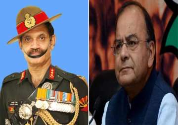 jaitley lt. gen. suhag s appointment as army chief is final