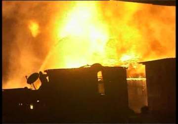 crores worth chemicals gutted in navi mumbai cosmetics plant fire