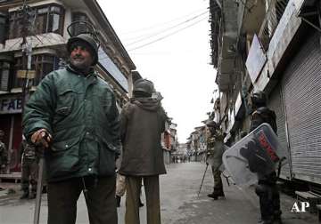 curfew imposed in parts of kashmir