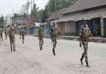 curfew continues in kokrajhar no fresh incidents
