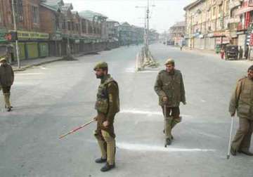 curfew enforced in parts of srinagar