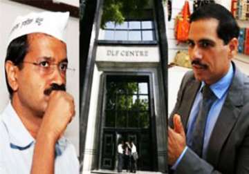 dlf says kejriwal making out of the hat allegations