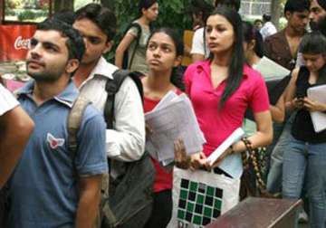 cutoffs for du colleges admissions show only slight drop