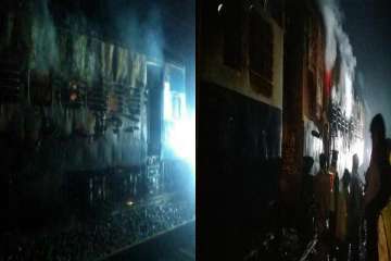 latest update nine dead as three coaches of dehradun express catches fire
