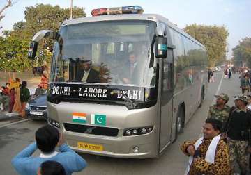 delhi lahore bus makes emergency stop at ambala