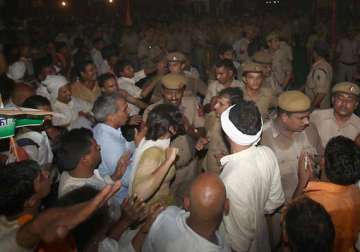 delhi police tells sc ramdev created the mess for midnight crackdown