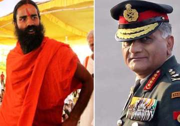 delhi police books ramdev v.k. singh for fuelling gang rape protests