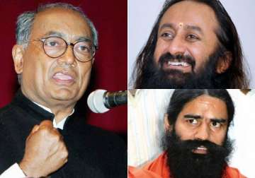 digvijay singh says ramdev sri sri ravi shankar are businessmen not saints