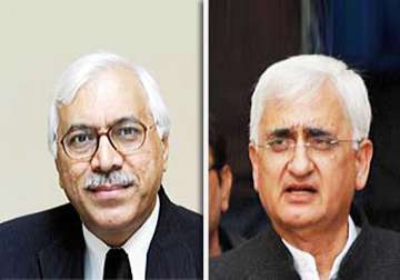 ec complains about khurshid president forwards letter to pmo