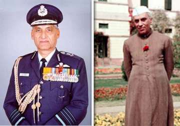 ex iaf chief tipnis blames nehru for defeat in 1962 china war