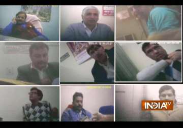 exclusive india tv sting exposes 9 pwd staff openly taking bribes