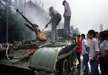 exiled tibetans screen docu film on tiananmen massacre by chinese army