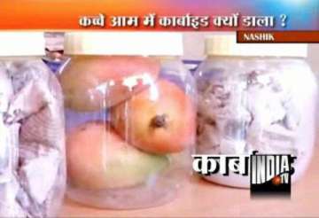 fda raids fruit market carbide powder mangoes seized