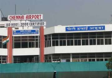 fire at chennai airport hits air traffic