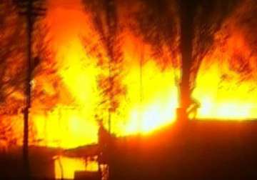 fire guts army barracks at srinagar corps headquarters