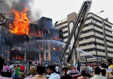 fire guts several shops in hyderabad shopping complex