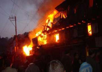 fire in darjeeling shops gutted