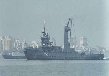 fire onboard naval ship matanga in mumbai dry dock navy sources