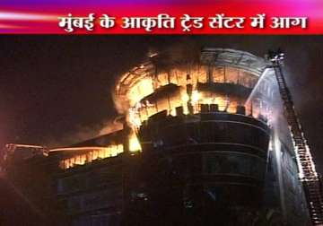 dozens of offices shops gutted in mumbai midc trade center inferno