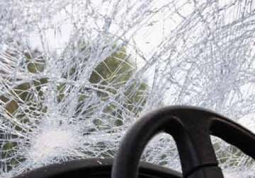 five of a family perish as car hits tree in punjab