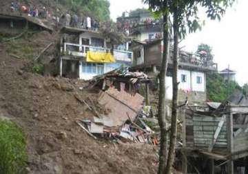 five killed in sikkim landslide