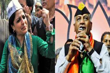former army chief v k singh asks ec to take action against rival shazia ilmi for irresponsible remarks