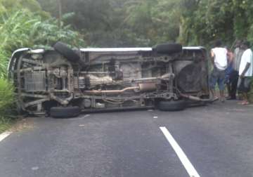 four killed 30 injured as bus overturns
