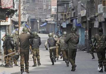 fourth day of curfew in tension torn kashmir