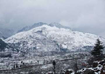 fresh snowfall in manali