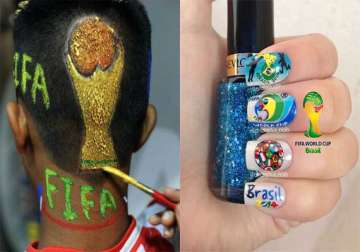 from nails to hair fifa fever grips delhi s fashionistas