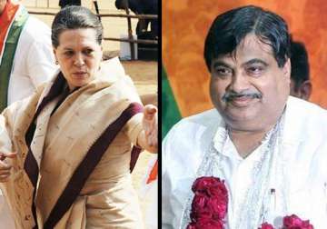 gadkari to sonia what action will you take against pm