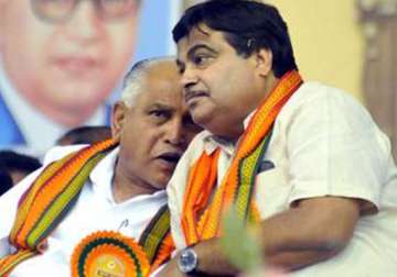 gadkari to take final call on yeddyurappa s fate