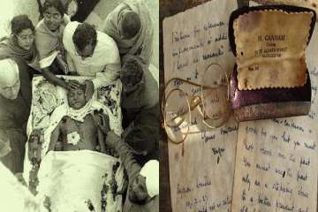 gandhi s blood stained clothes and other belongings disappear from trust