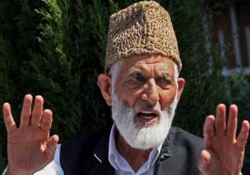 geelani rejects lambah s suggestions