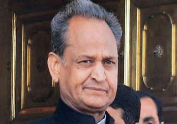 gehlot hits out at bjp on kataria issue
