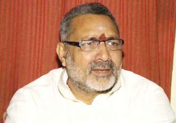 giriraj singh courts controversy asks why all terrorists belong to one community