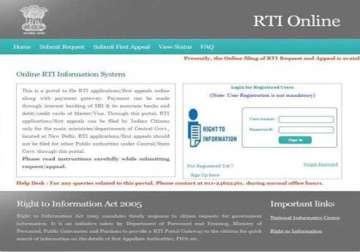 govt launches portal to file rti applications online