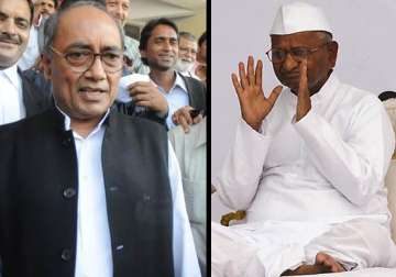 hazare a mask of rss digvijay