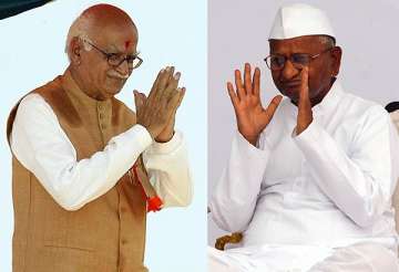 hazare got in 4 days what oppn couldn t in 2 months writes advani