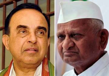hazare minus team anna is welcome to work with me says swamy