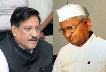 hazare should not pressurise parliament says prithviraj chavan
