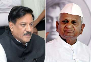 hazare s advisors had score to settle with congress says chavan