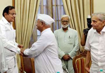 hazare s aug 16 agitation unjustified says chidambaram