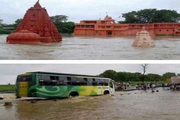 heavy rains disrupt life in mp schools closed narmada flowing 20 ft above danger level