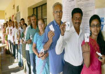 70.23 pc voter turn out estimated in peaceful karnataka polls