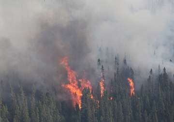 heavy forest fire engulfs loc belt in poonch mines explode
