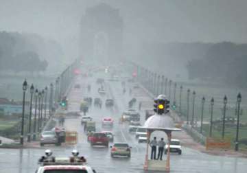 heavy rains lash capital traffic snarls waterlogging